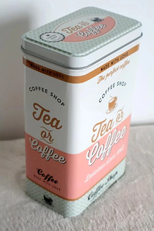 Lata Café Vintage Blanc et rose 1500ml – photo 2